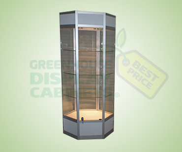 Corner Greenhouse Display Cases