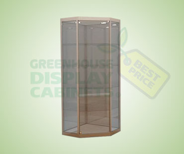 Corner Greenhouse Display Cases