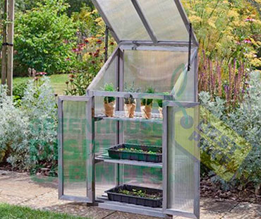 FREE STANDING GREENHOUSE DISPLAY CASES